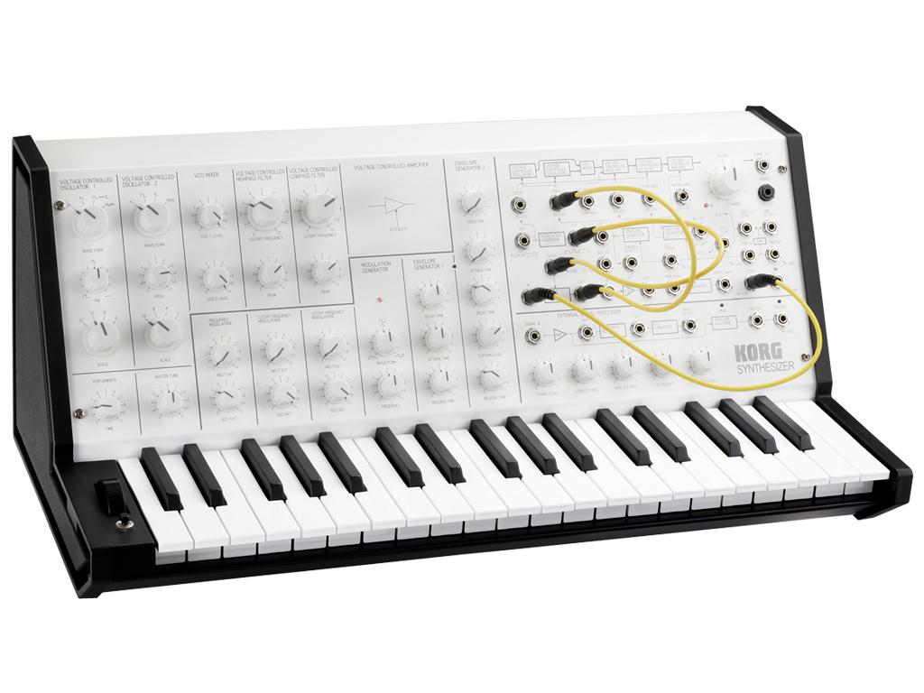 Korg Ms Mini White Monotone Ebay